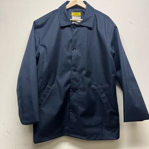 Percival Men's Navy Raincoat
